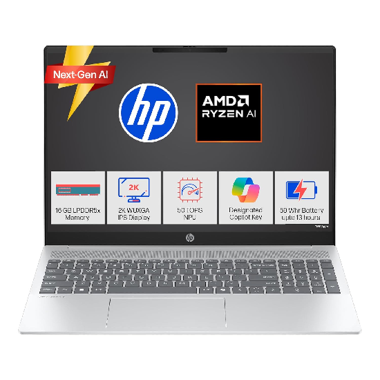 HP Omni Book 5 AMD Ryzen AI 7 350 2K